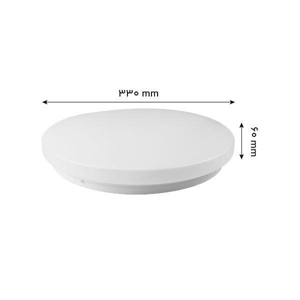 چراغ سقفی کارن 18 وات سری فیوژن - تصویر 2