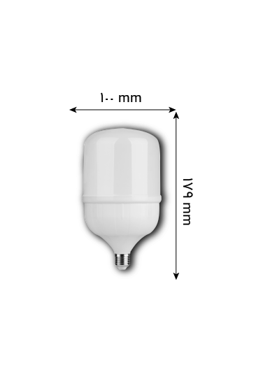 لامپ استوانه ای 30 وات سری T - تصویر 2