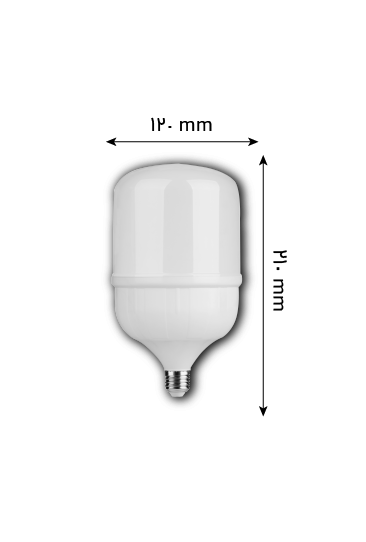 لامپ استوانه ای 40 وات سری T - تصویر 2