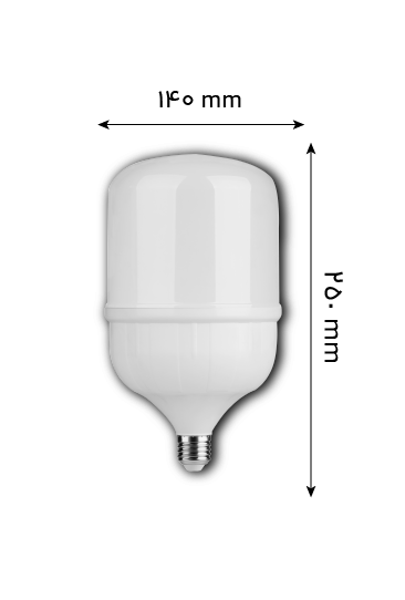 لامپ استوانه ای 50 وات سری T - تصویر 2